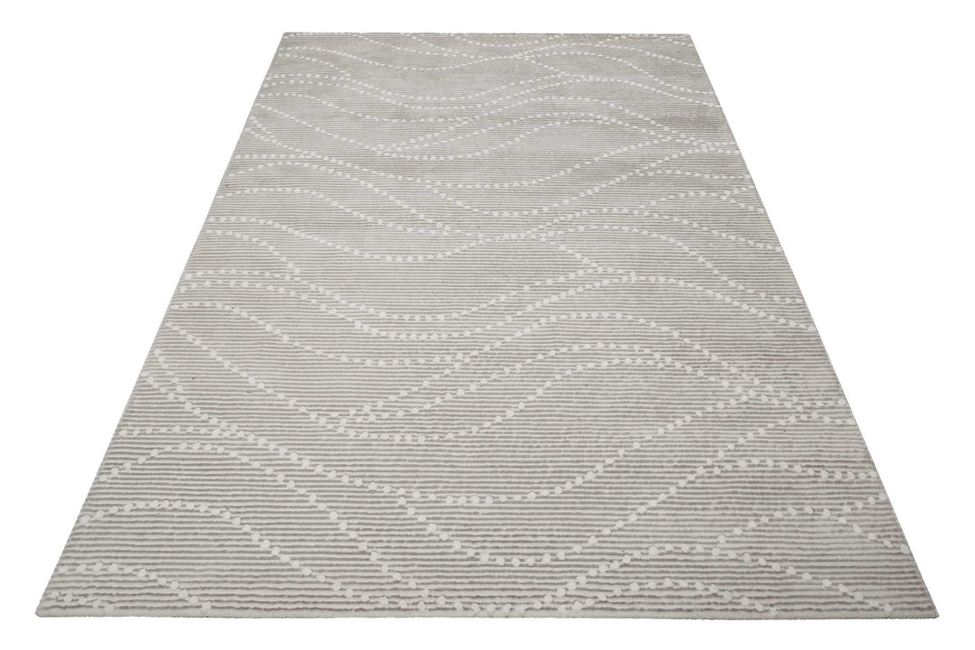 Selena Teppich beige Kurzflor rechteckig