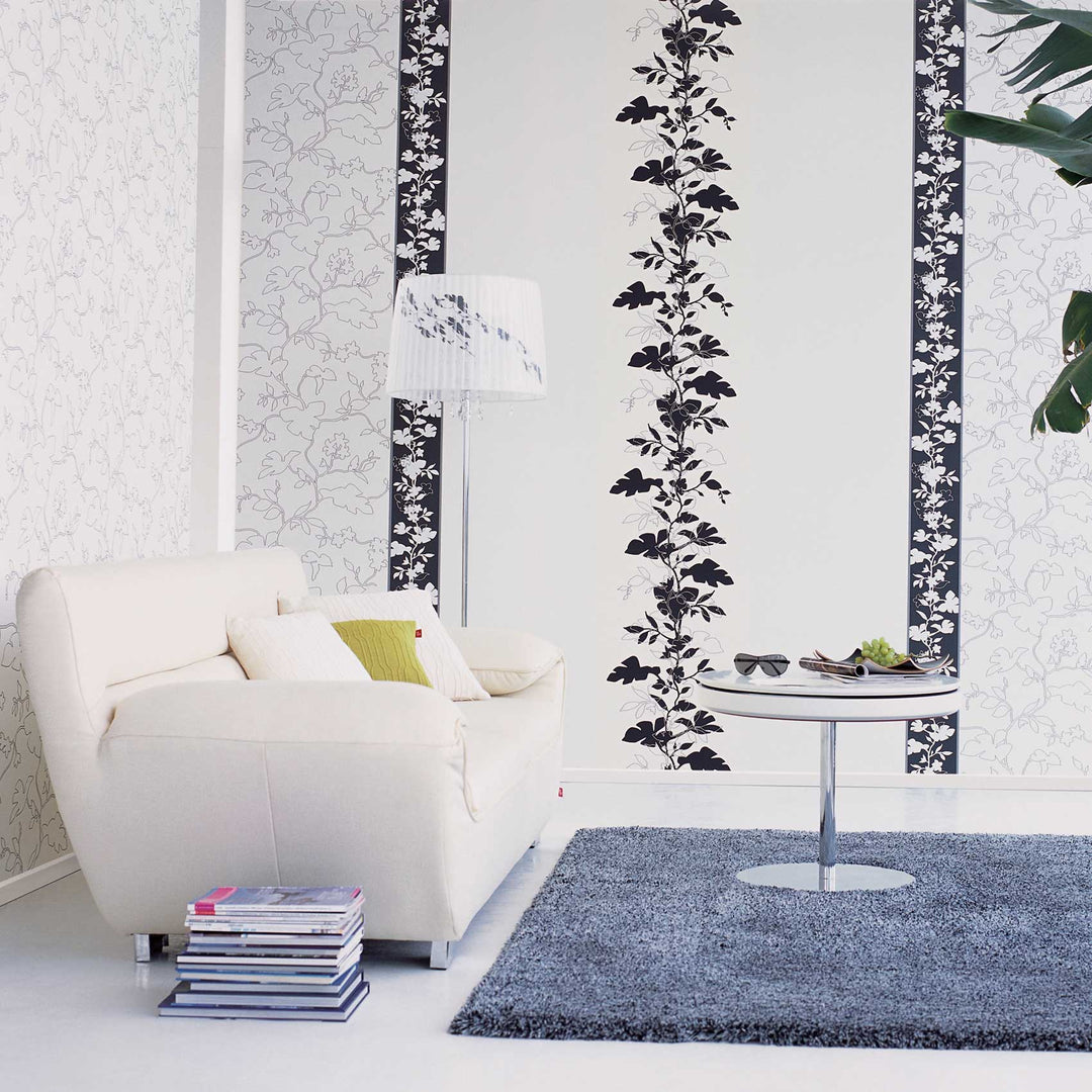 Sensed Opulence Teppich grau Hochflor rechteckig