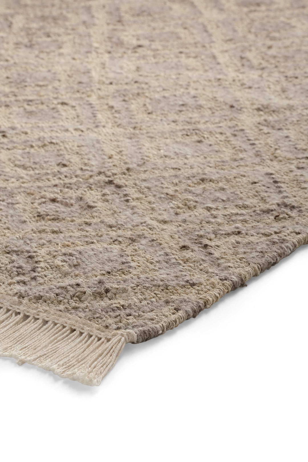 Simple Teppich taupe Kurzflor rechteckig