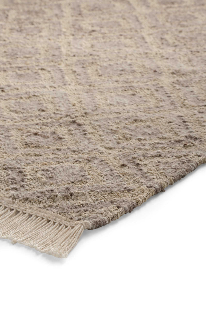 Simple Teppich taupe Kurzflor rechteckig