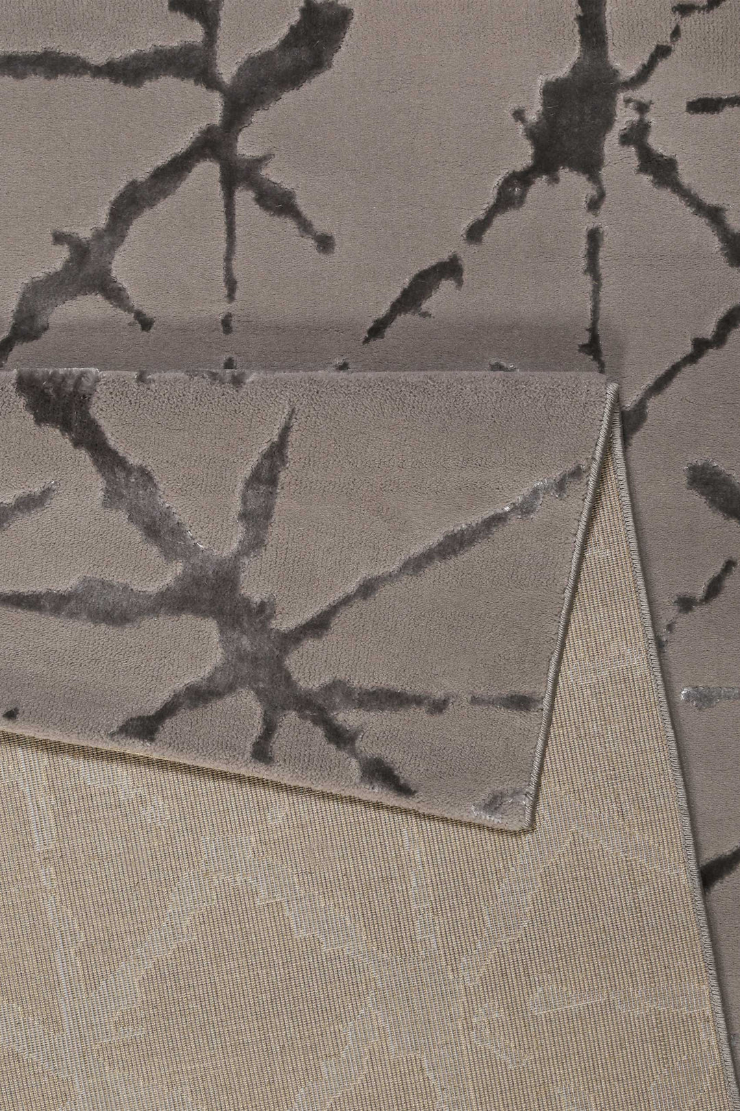 Solveig Teppich hellgrau Kurzflor rechteckig