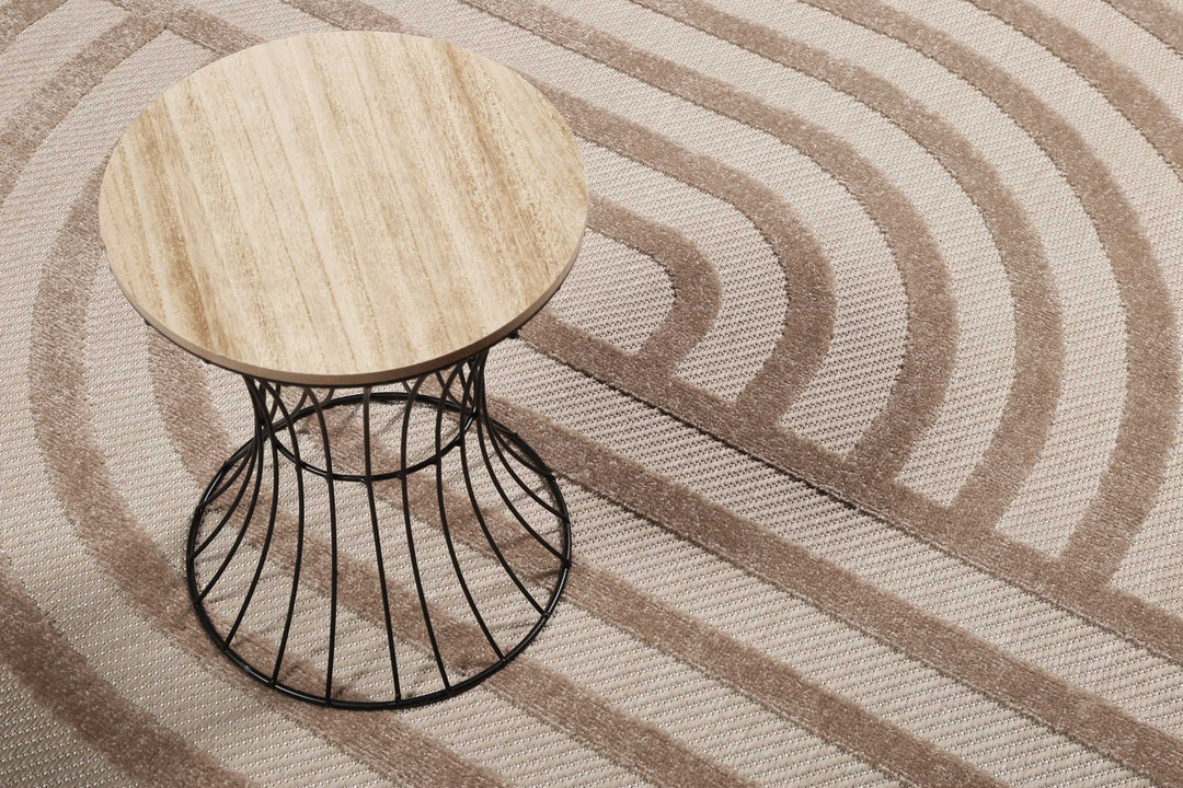 Spirit Outdoor sand beige Kurzflor rechteckig