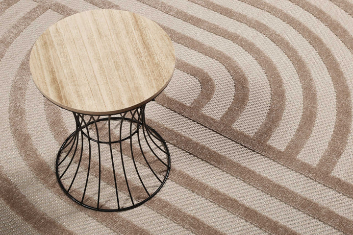 Spirit Outdoor sand beige Kurzflor rechteckig