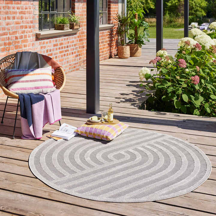 Spirit Outdoor grau Kurzflor rechteckig