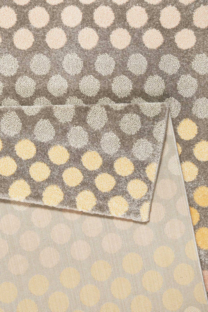 SPOTTED STRIPE Teppich braun Kurzflor rechteckig