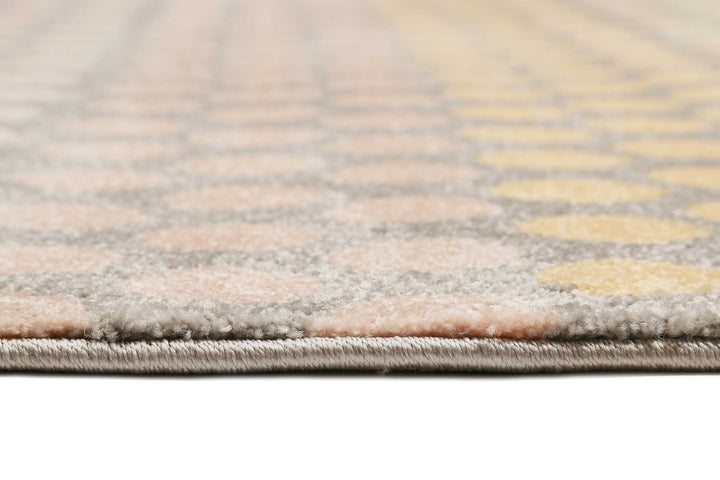 SPOTTED STRIPE Teppich braun Kurzflor rechteckig