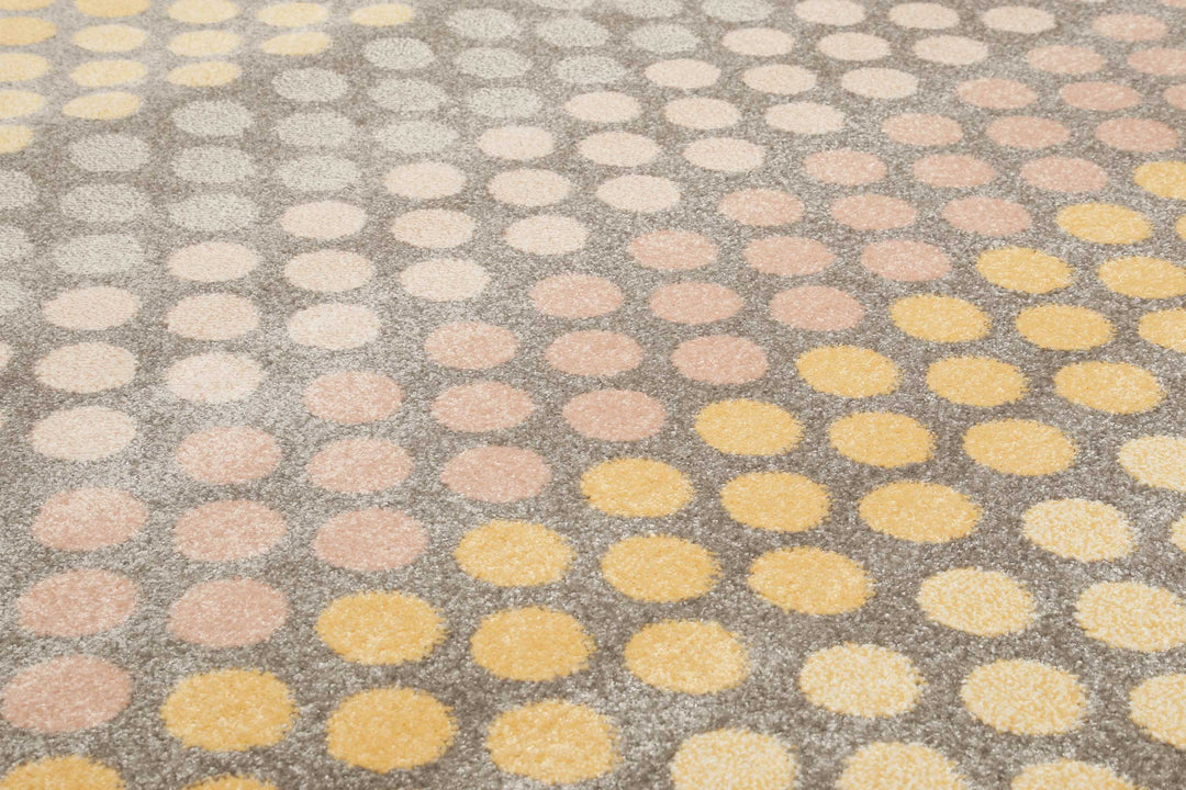 SPOTTED STRIPE Teppich braun Kurzflor rechteckig