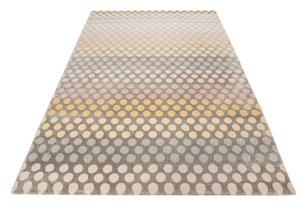 SPOTTED STRIPE Teppich braun Kurzflor rechteckig