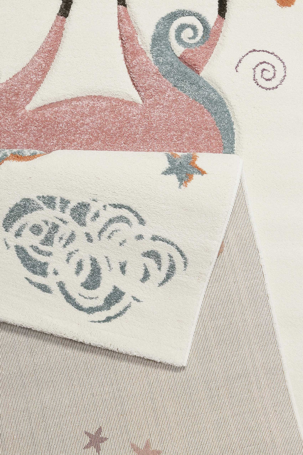 Sunny Unicorn Teppich weiß Kurzflor rechteckig