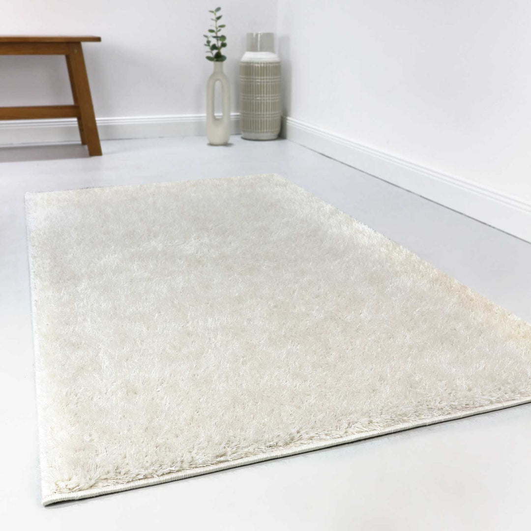 #Swagger Shag Teppich creme weiß Hochflor rechteckig