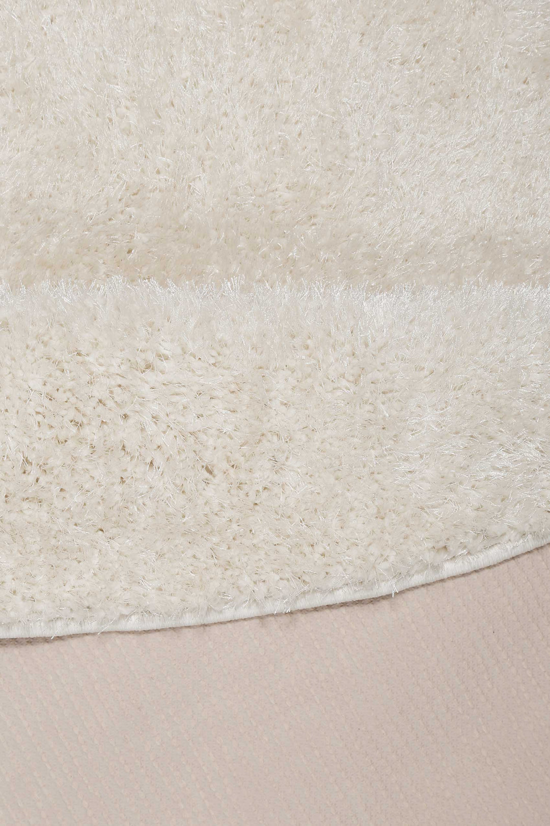 #Swagger Shag Teppich creme weiß Hochflor rund