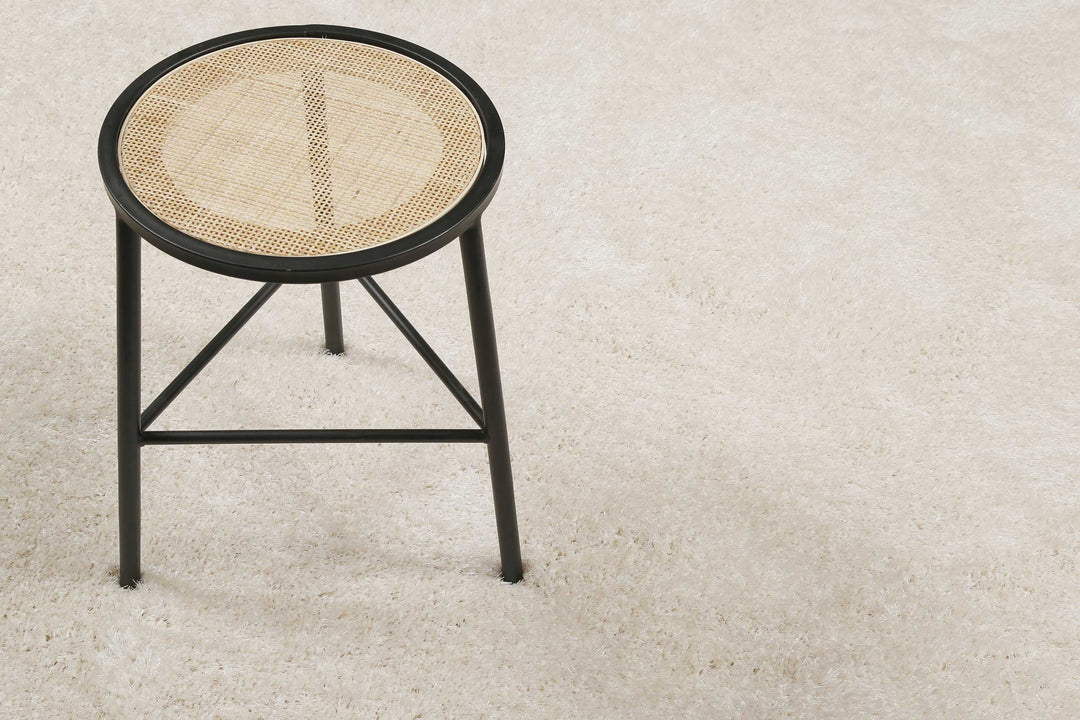 #Swagger Shag Teppich creme weiß Hochflor rund