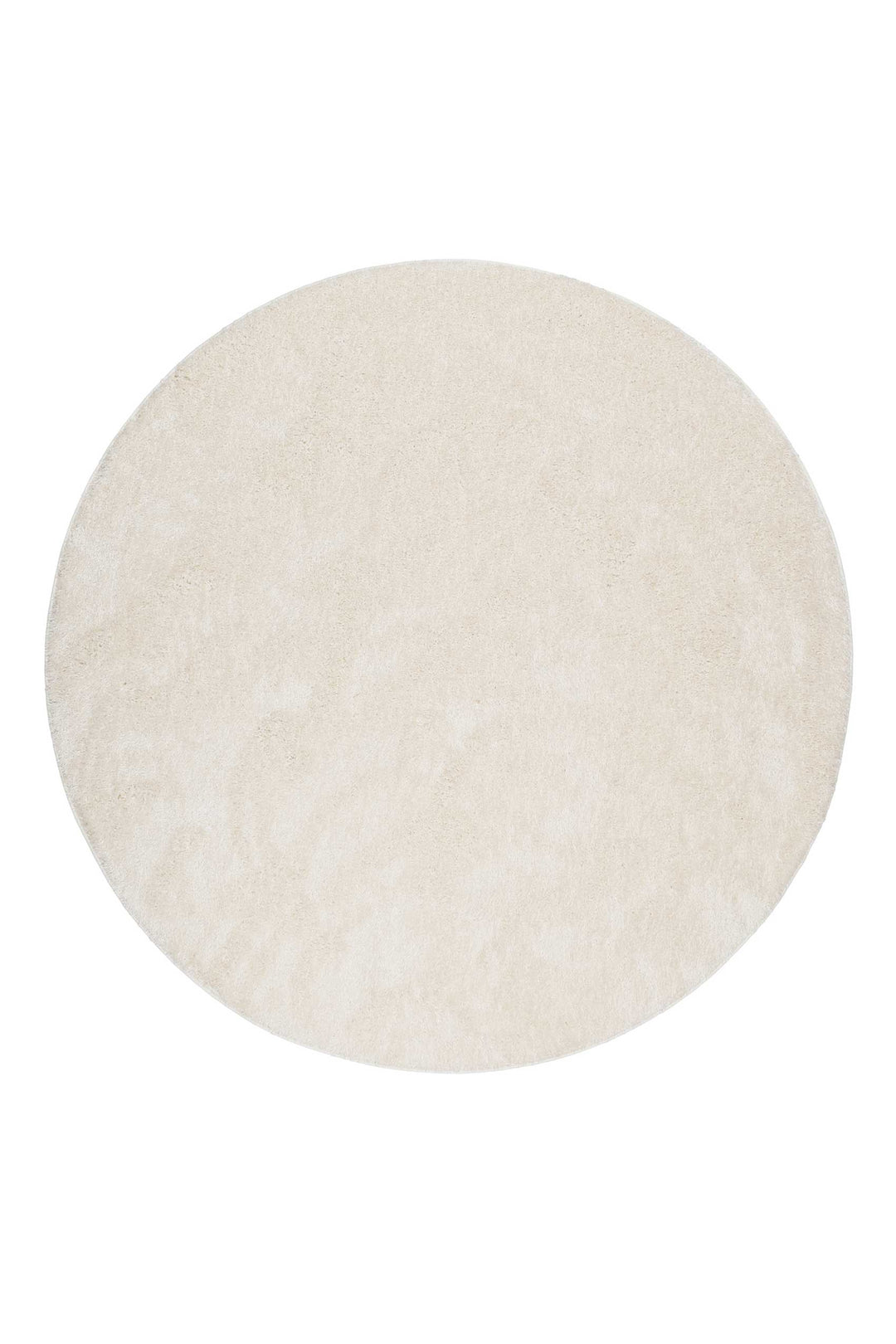 #Swagger Shag Teppich creme weiß Hochflor rund