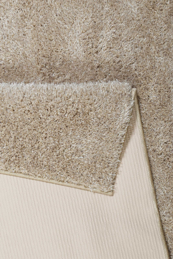 #Swagger Shag Teppich sand beige Hochflor rechteckig