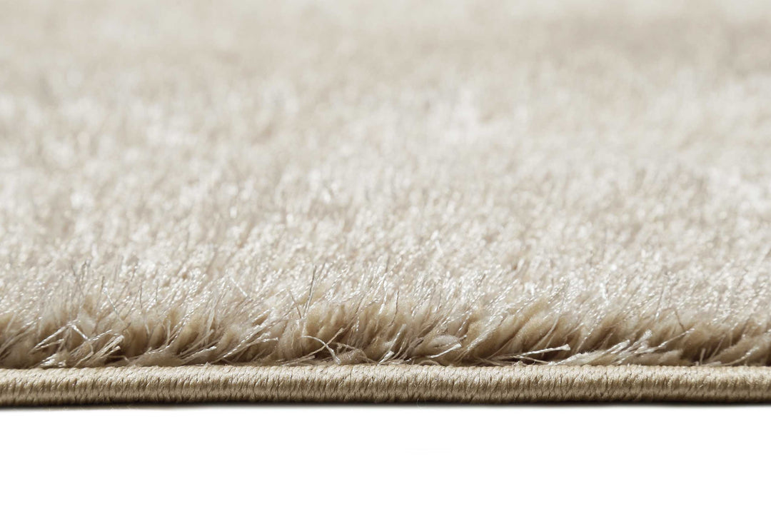 #Swagger Shag Teppich sand beige Hochflor rechteckig