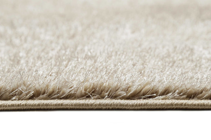 #Swagger Shag Teppich sand beige Hochflor rechteckig