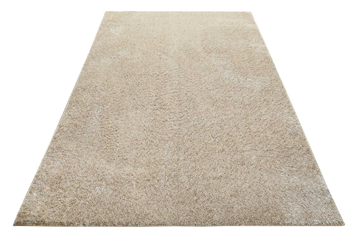 #Swagger Shag Teppich sand beige Hochflor rechteckig