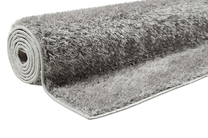 #Swagger Shag Teppich hellgrau Hochflor rechteckig