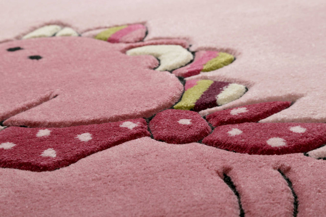 Sweet dragon Teppich rosa Kurzflor rechteckig