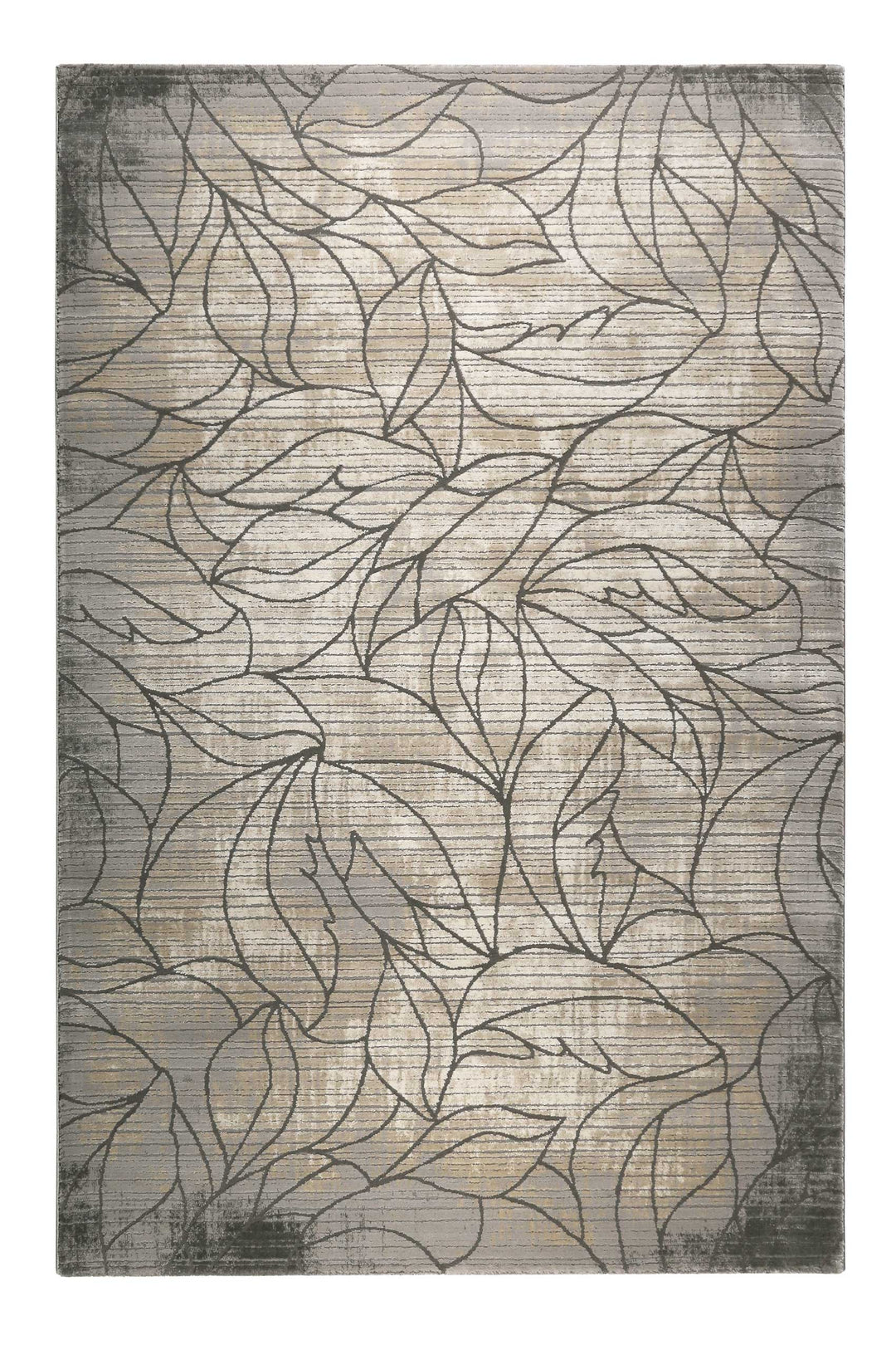 Tera Teppich taupe Kurzflor rechteckig