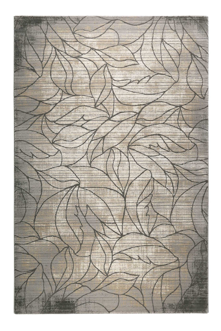 Tera Teppich taupe Kurzflor rechteckig