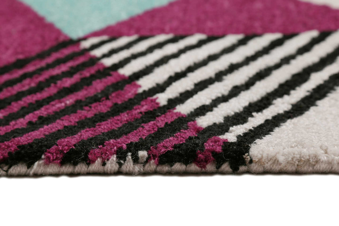 Uptown Teppich bunt Kurzflor rechteckig