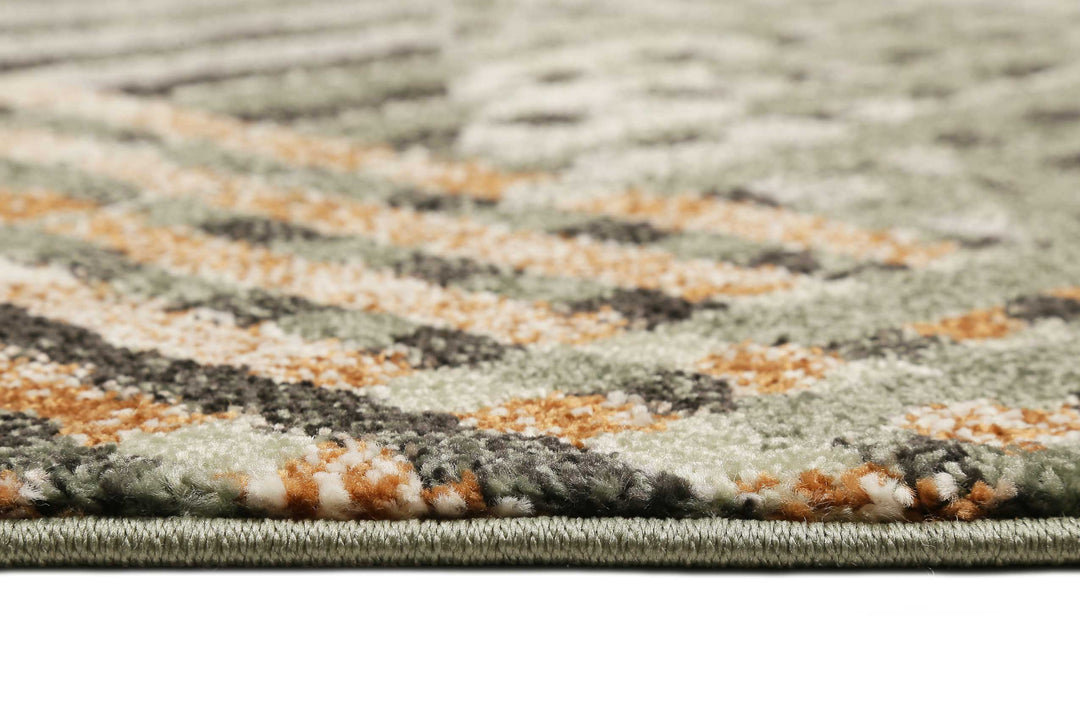 Vario Teppich grün Kurzflor rechteckig