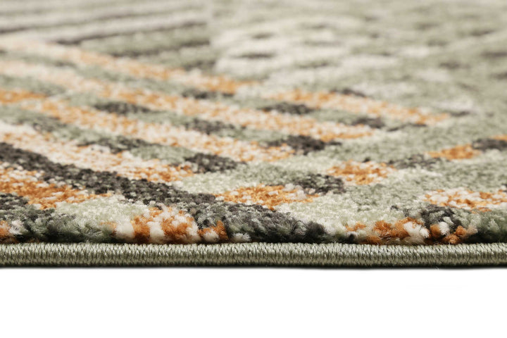 Vario Teppich grün Kurzflor rechteckig