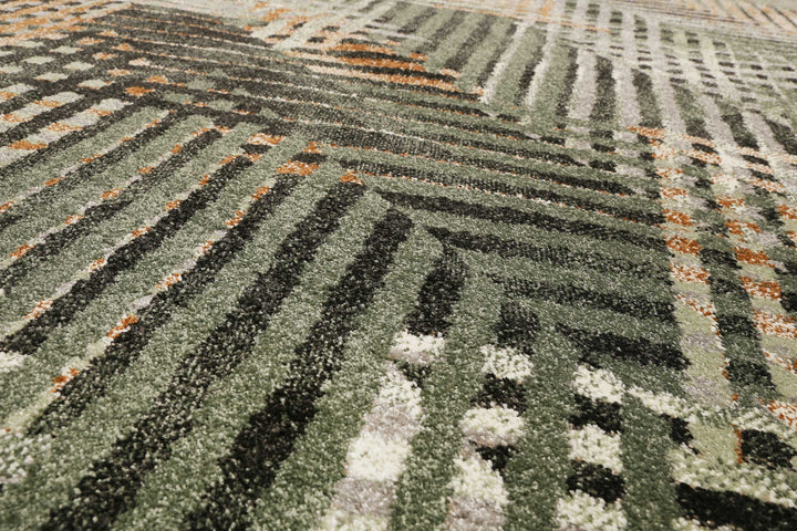 Vario Teppich grün Kurzflor rechteckig