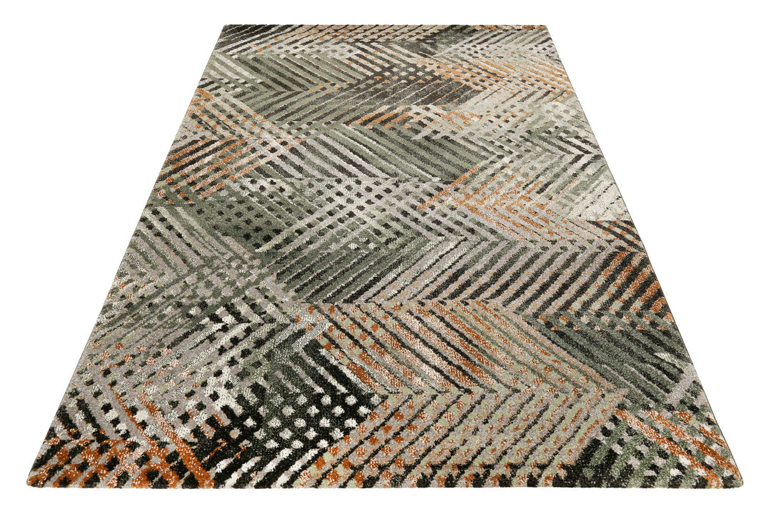 Vario Teppich grün Kurzflor rechteckig