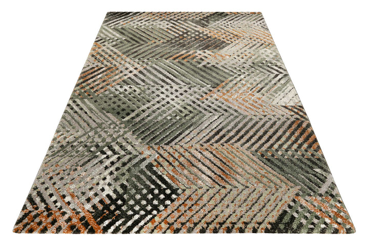 Vario Teppich grün Kurzflor rechteckig