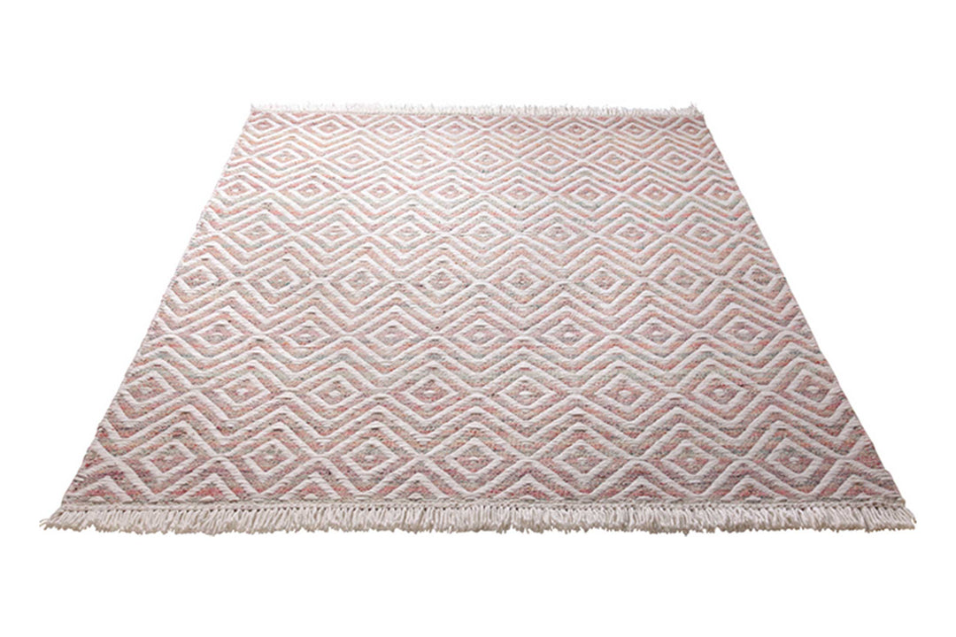 Vector Teppich rot Kurzflor rechteckig