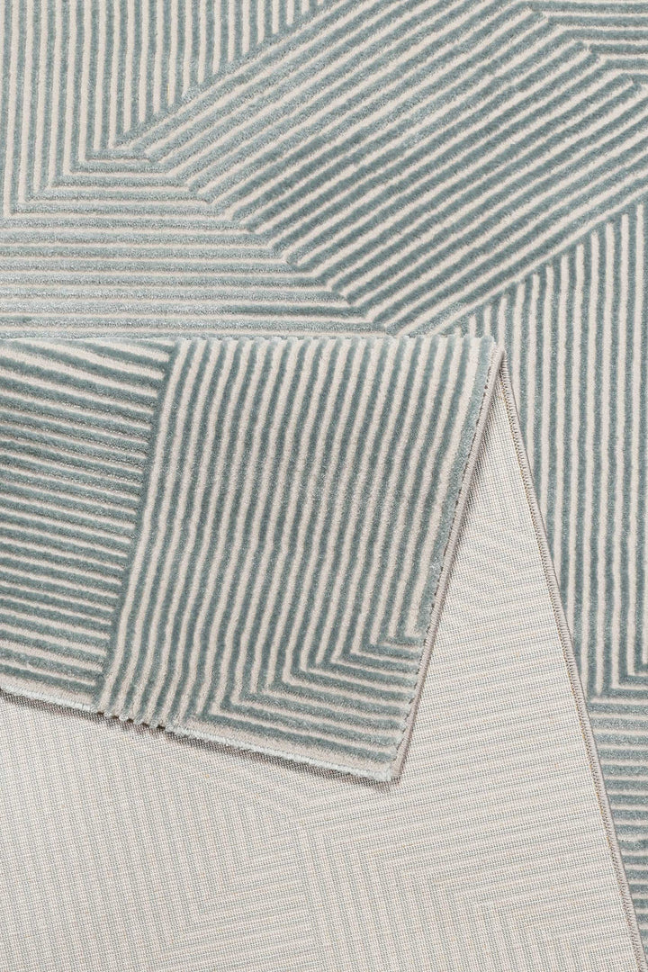 Velvet Groove Teppich grau Kurzflor rechteckig