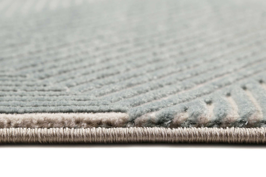 Velvet Groove Teppich grau Kurzflor rechteckig