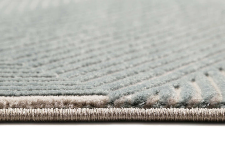 Velvet Groove Teppich grau Kurzflor rechteckig