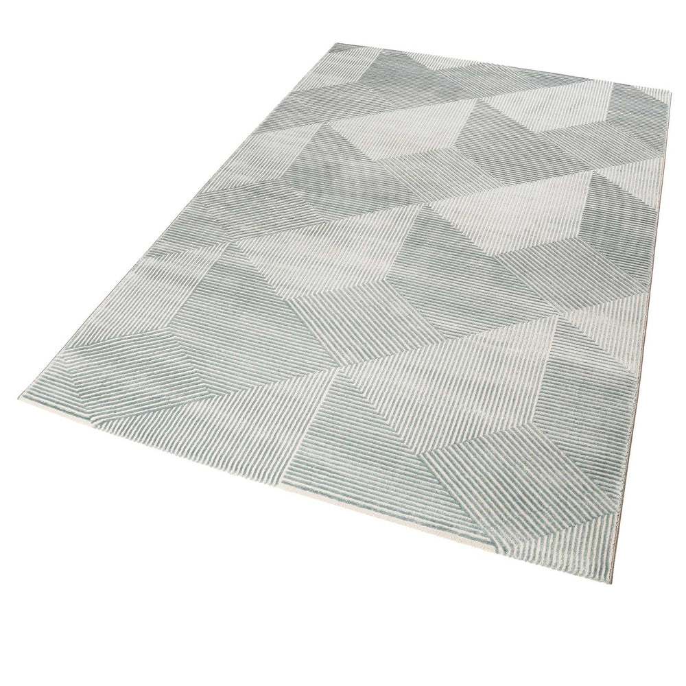 Velvet Groove Teppich grau Kurzflor rechteckig