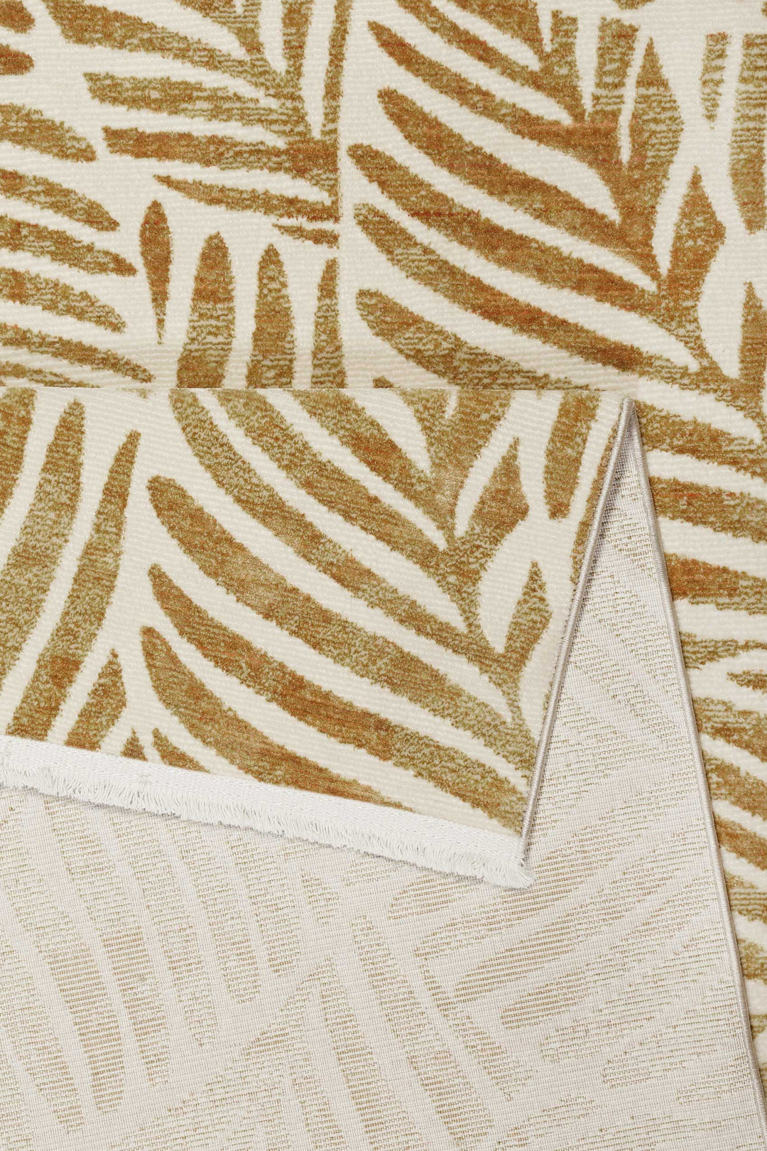 Victoria Teppich gold beige Kurzflor rechteckig