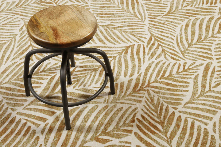 Victoria Teppich gold beige Kurzflor rechteckig