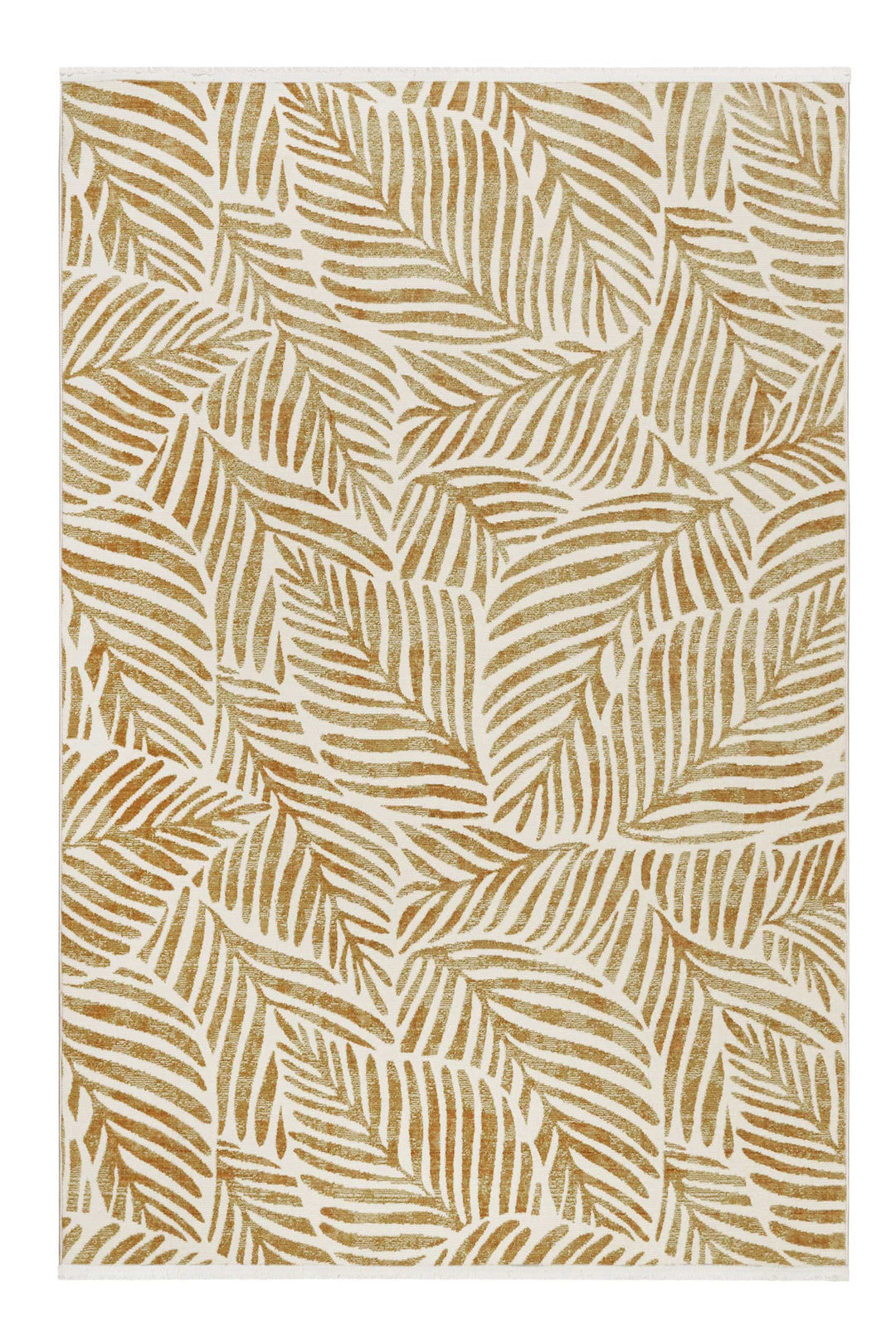 Victoria Teppich gold beige Kurzflor rechteckig