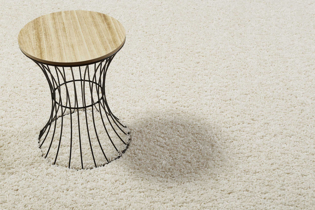 #Whisper Shag Teppich creme weiß Hochflor rechteckig