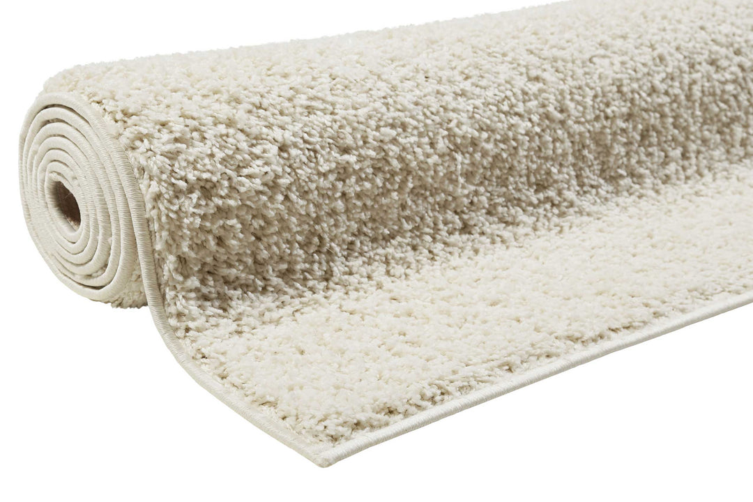 #Whisper Shag Teppich creme weiß Hochflor rechteckig