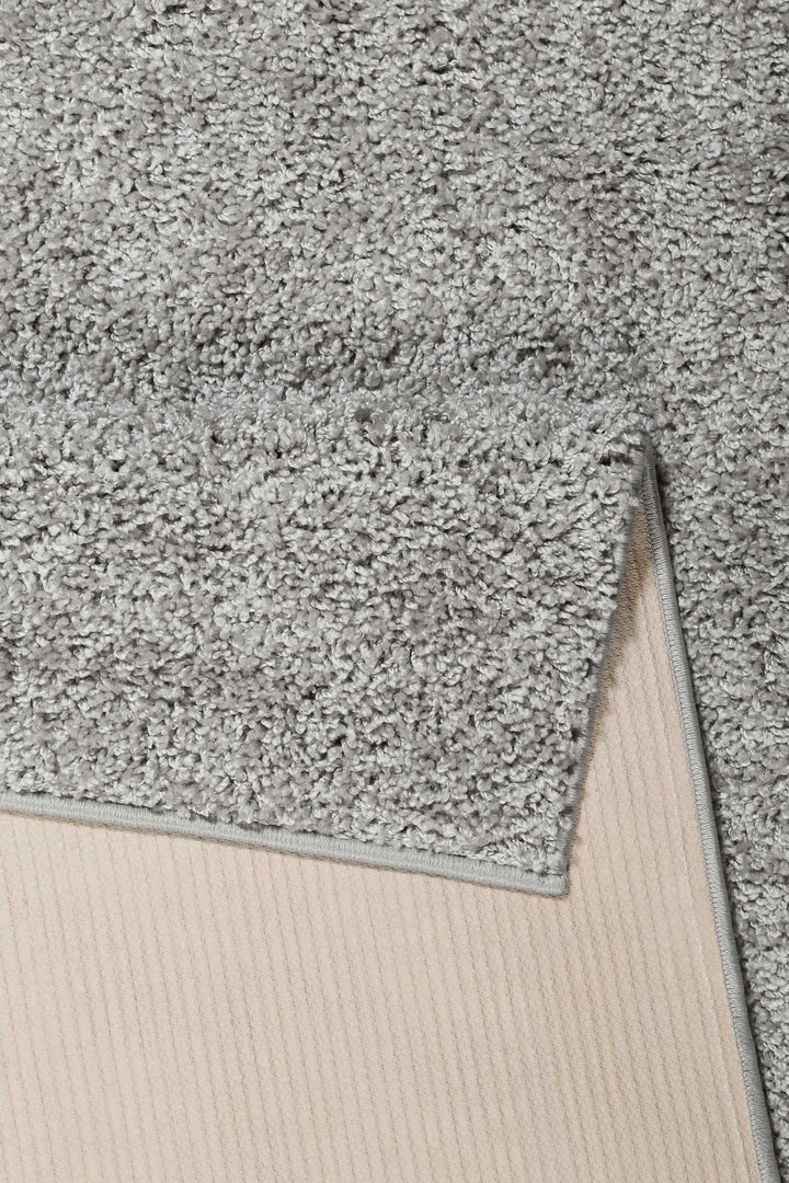 #Whisper Shag Teppich hellgrau Hochflor rechteckig