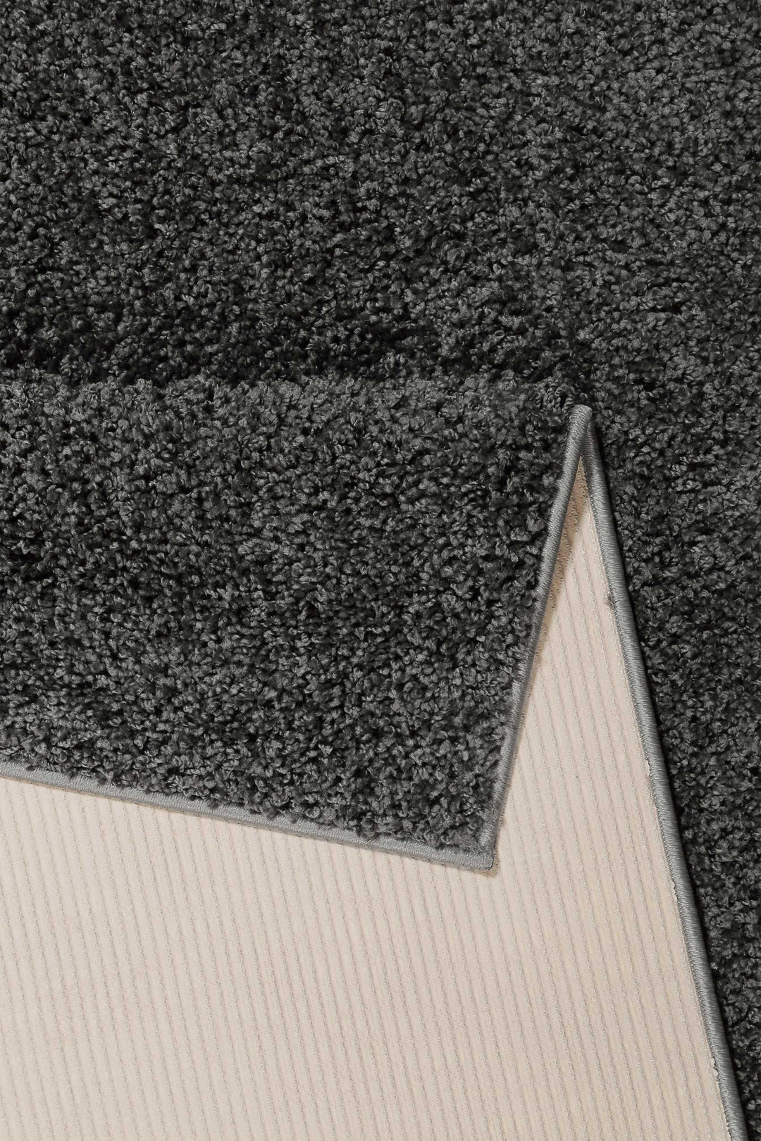 #Whisper Shag Teppich anthrazit grau Hochflor rechteckig