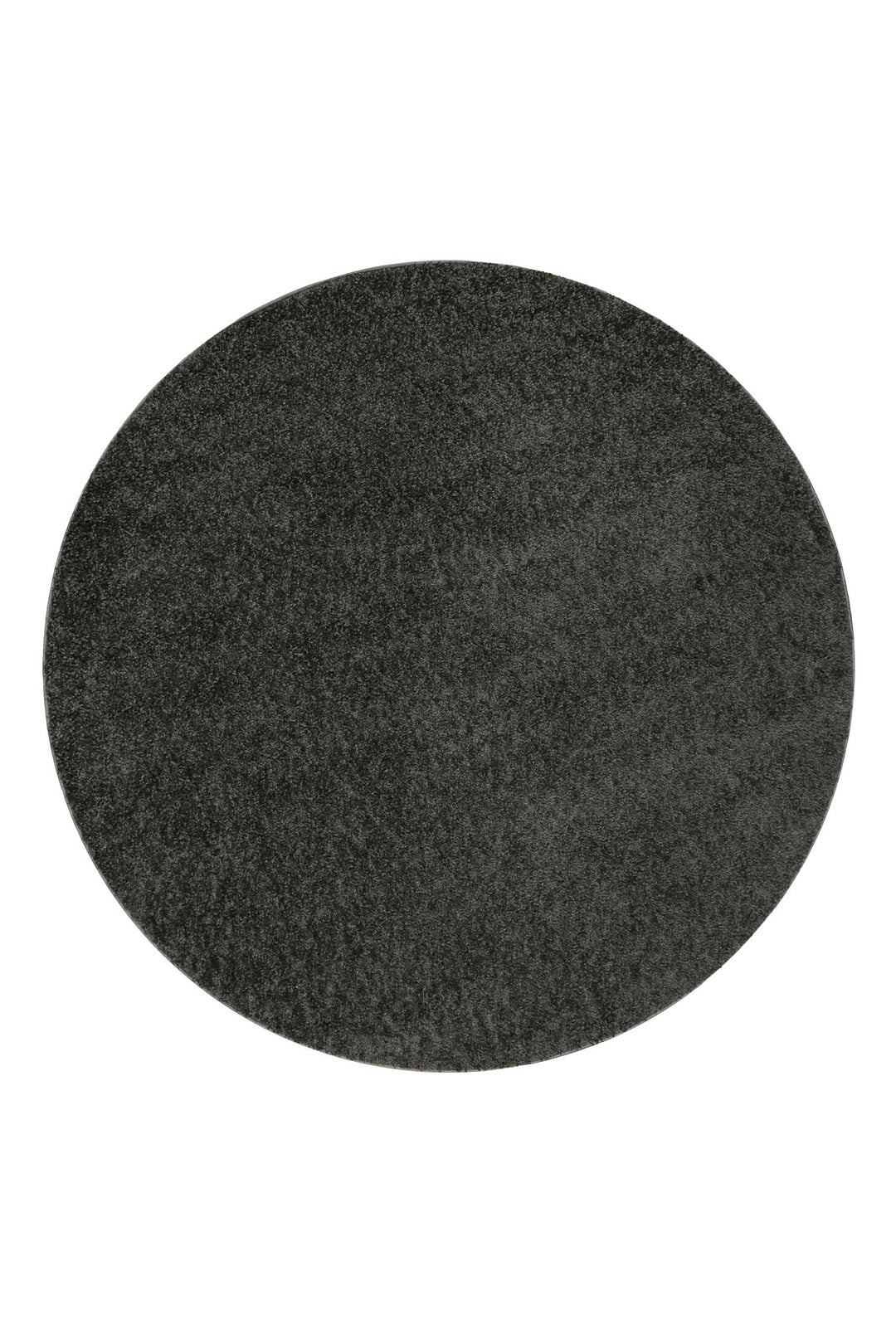 #Whisper Shag Teppich anthrazit grau Hochflor rund