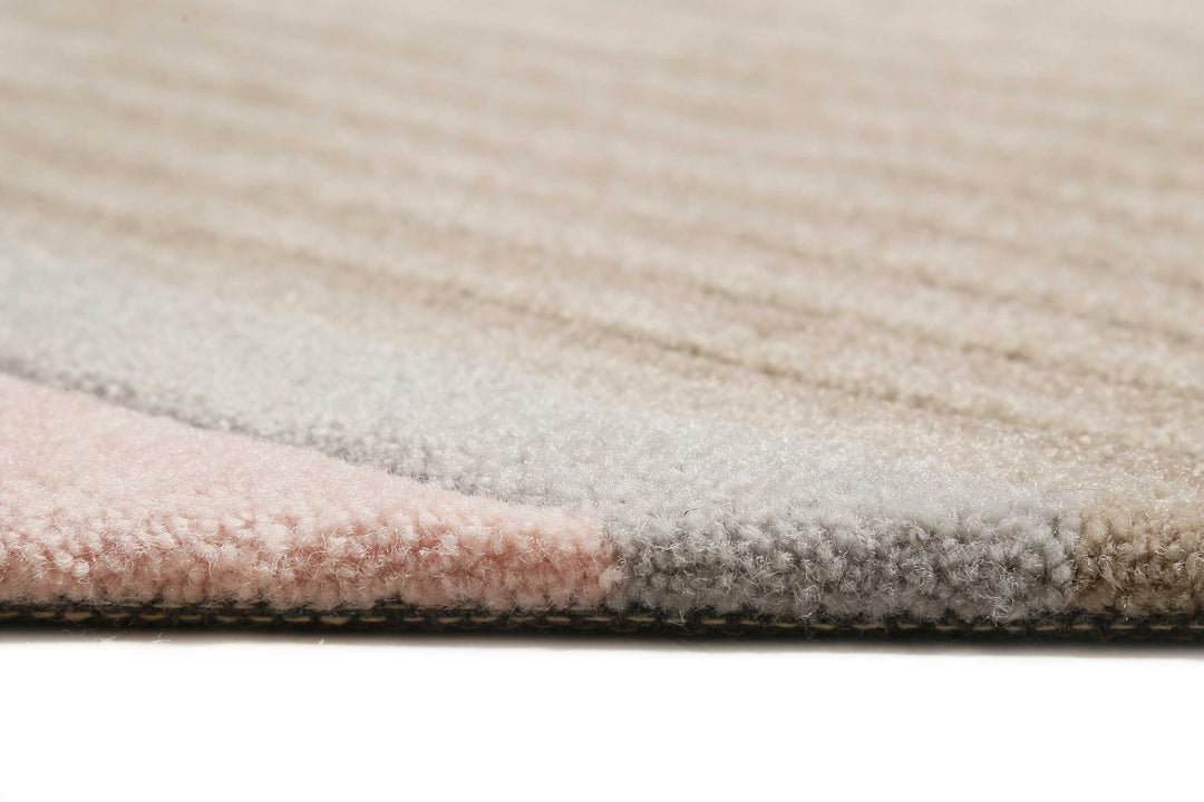 XAZ Teppich beige Kurzflor rechteckig
