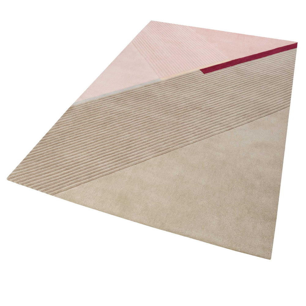 XAZ Teppich beige Kurzflor rechteckig