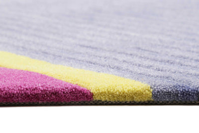 Esprit Teppich Blau Pink Kurzflor » XAZ «