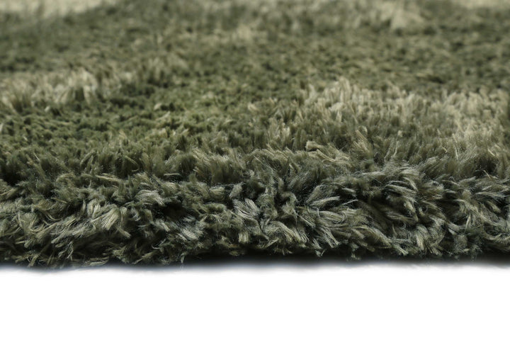 Yogi Teppich grün Hochflor rechteckig