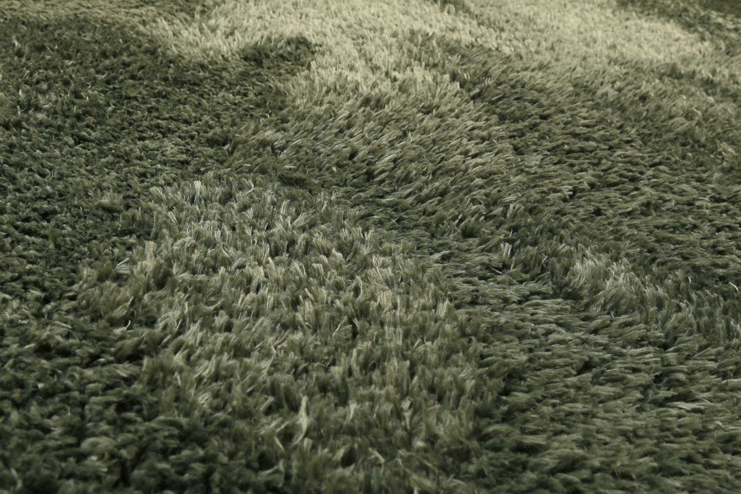 Yogi Teppich grün Hochflor rechteckig