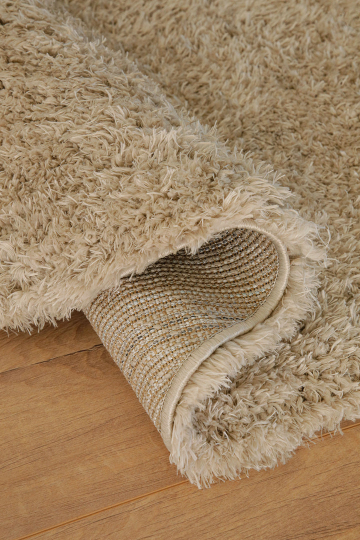 Esprit Teppich Rund Beige Sand weich soft & nachhaltig "Yogi"